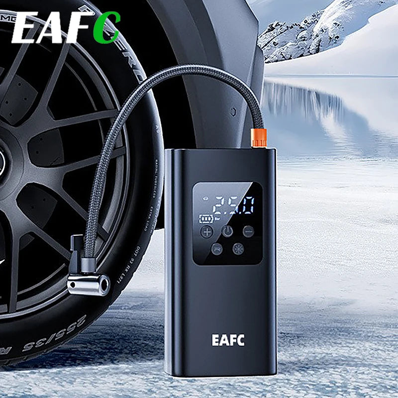 Inflador Portátil Inteligente para Coche y Moto – Compresor Aire Inalámbrico