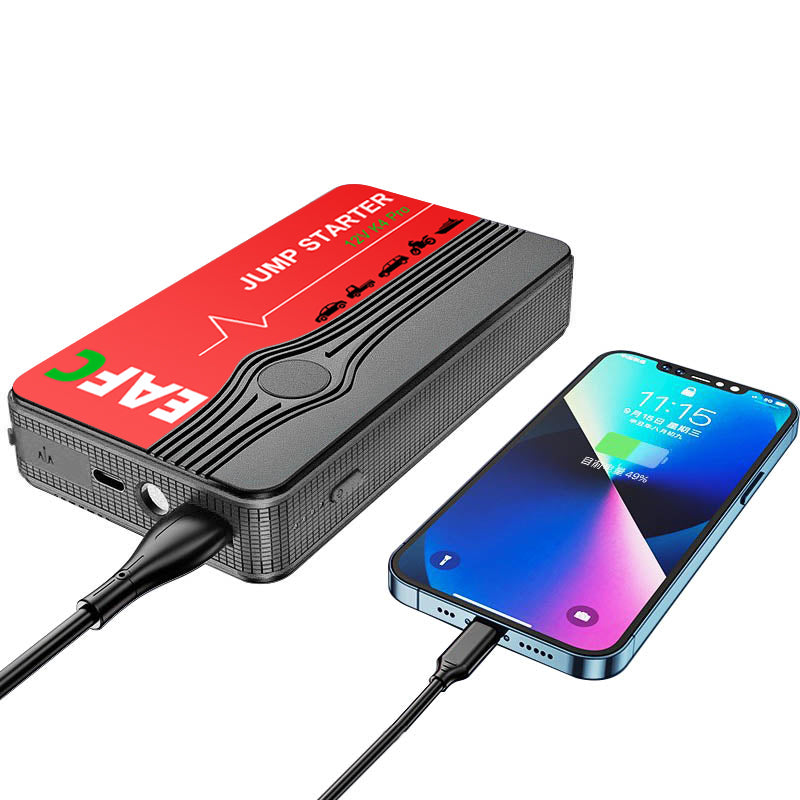 Arrancador de Batería portátil 4 en 1 + Powerbank