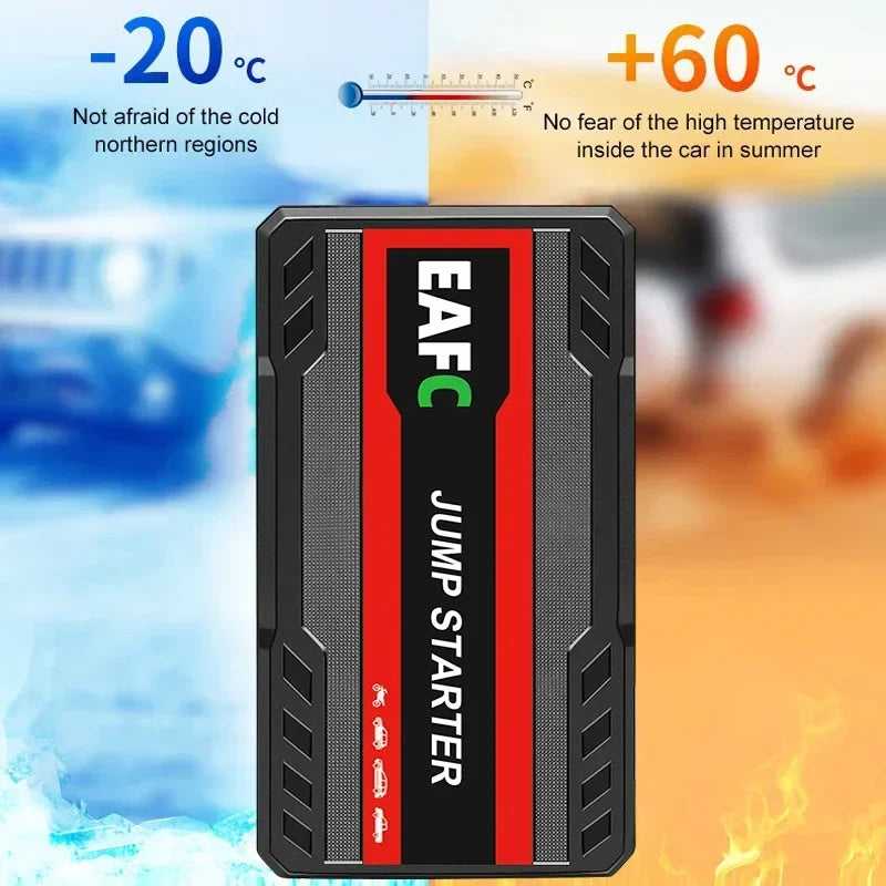 Arrancador de Batería portátil 4 en 1 + Powerbank