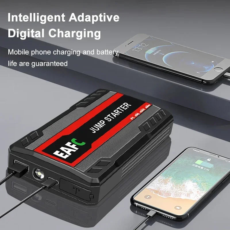 Arrancador de Batería portátil 4 en 1 + Powerbank